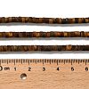 Natural Tiger Eye Beads Strands G-P575-B40-4x2mm-5
