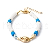 Stretch & Beaded & Link Chain Bracelets Sets BJEW-JB06563-03-8