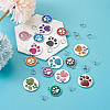 Enamel Charms ENAM-TA0001-17-8