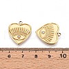 304 Stainless Steel Pendants STAS-N109-183G-3