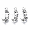 Tibetan Style Alloy Pendants TIBEP-Q088-004AS-RS-2