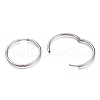 201 Stainless Steel Huggie Hoop Earrings EJEW-O095-02E-2
