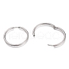 Tarnish Resistant 201 Stainless Steel Huggie Hoop Earrings EJEW-O095-02E-2