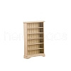 Miniature 6 Tiers Wood Bookcase Display Decorations MIMO-PW0001-065-1