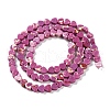 Dyed Synthetic Imperial Jasper Beads Strands G-M403-A35-01-3
