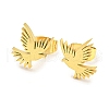 Pigeon 304 Stainless Steel Stud Earrings EJEW-G359-06G-1