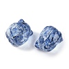 Transparent Spray Paint Glass Beads X1-GLAA-H035-01J-2