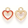 Alloy Enamel Charms X-ENAM-S121-040-1