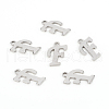 Non-Tarnish 201 Stainless Steel Pendants STAS-L244-04F-P-1