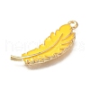 Alloy Enamel Pendants ENAM-K076-06G-3