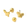 Ion Plating(IP) 304 Stainless Steel Ear Studs EJEW-Q801-11G-2