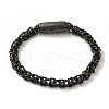 316 Surgical Stainless Steel Byzantine Chain Bracelets BJEW-Q349-14B-1