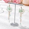 Flower Dangle Earrings EJEW-TA00636-02-1