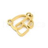 304 Stainless Steel Pendants STAS-R137-01G-G-2
