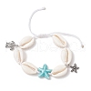 Zinc Alloy Charm Bracelets BJEW-JB11949-2