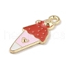 Food Series Alloy Enamel Pendants ENAM-Z010-04A-KCG-2