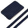 15 Yards Imitation Leather Braided Lace Ribbon WL-WH0003-02E-1