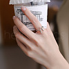 925 Sterling Silver Adjustable Finger Rings for Women FS-WG06A88-01-3