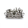 Vintage Mini Alloy Tea Set BOTT-PW0001-217S-1