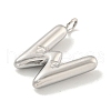 Non-Tarnish 304 Stainless Steel Pendants STAS-C102-15P-W-2