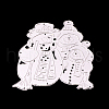 Snowman Frame Metal Cutting Dies Stencils X-DIY-WH0050-09-1