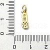 Brass Micro Pave Cubic Zirconia Pendants KK-H475-21G-01-3
