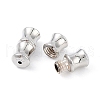 Anti-Tarnish Rhodium Plated 925 Sterling Silver Screw Clasps STER-K173-03P-2
