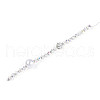 Acrylic & Glass & ABS Plastic Pearl & Alloy & Polymer Clay Pave Rhinestone Beads Strands MAK-T011-08B-4