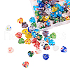 Heart Handmade Millefiori Glass Beads LK-CJ0001-08-3