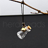 Transparent Glass Wishing Bottle Pendants Decoration PW-WG7697A-06-1