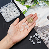 DICOSMETIC 2 Strands Transparent Glass Beads Strands GLAA-DC0001-41-3