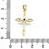 Brass Micro Pave Cubic Zirconia Pendants KK-Z100-43G-01-3