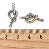 304 Stainless Steel Knot Links Connector Charms STAS-K290-02MC-3