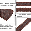 Imitation Leather Braided Lace Ribbon WL-WH0003-04-4