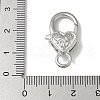 Alloy Lobster Claw Clasps KK-Q019-20P-3