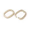 Brass Twister Clasps KK-L208-78G-2