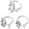 3Pcs 3 Styles Adjustable Brass Finger Ring Components FIND-HS0001-03AS-1
