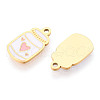 304 Stainless Steel Enamel Charms STAS-T065-64G-01-2