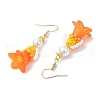 Human Handmade Glass Seed Beads Dangle Earrings EJEW-MZ00446-05-4