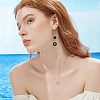 ARRICRAFT 100Pcs 5 Colors Light Gold Plated Alloy Enamel Pendants ENAM-AR0001-73-6