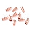 Brass Cord Ends EC038-RG-NF-1