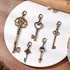 Alloy Key Pendants Decorations HJEW-JM03114-1