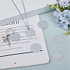 SOFPLATE 25Pcs Aluminum Pendants FIND-SP0002-55B-S-4