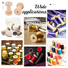 Retro Wood Sewing Cross Stitch Embroidery Thread Storage Bobbins WOOD-WH0124-66-6