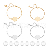 Unicraftale DIY Blank Dome Bracelet Making Kit DIY-UN0005-68-1
