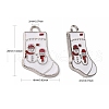 Alloy Enamel Pendants ENAM-P030-2-2