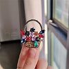 Flower Basket Antique Golden Alloy Rhinestone Brooches PW-WG6DF7D-01-2