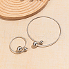 Brass Round Cuff Choker & Bangle Sets CD6248-5
