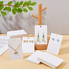 DICOSMETIC 150Pcs Rectangle Paper One Pair Earring Display Cards with Hanging Hole CDIS-DC0001-02A-7