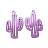 Spray Painted Alloy Charms PALLOY-P291-19M-02-3